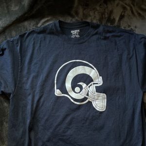 Vintage Late 1990’s LA Rams Helmet Logo T-Shirt